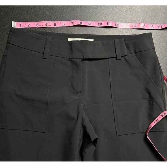 Trina Turk Black Straight Leg Dress Pants Size 4 - Picture 10 of 12
